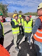 L’assessore regionale Thomas De Luca in visita al TMB di Foligno
